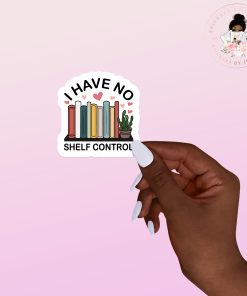 No Control Books Vinyl Sticker