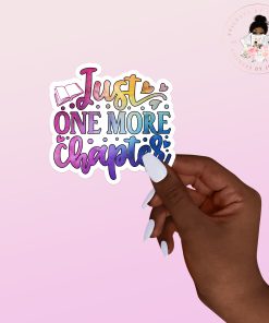 One More Chapter Vinyl Sticker