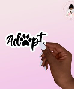Adopt Vinyl Sticker