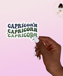 Capricorn Zodiac Vinyl Sticker