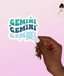 Gemini Zodiac Vinyl Sticker