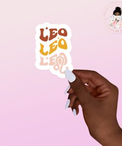 Leo Zodiac Vinyl Sticker