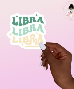 Libra Zodiac Vinyl Sticker