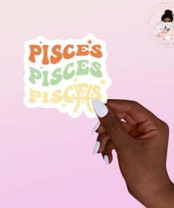 Pisces Zodiac Vinyl Sticker