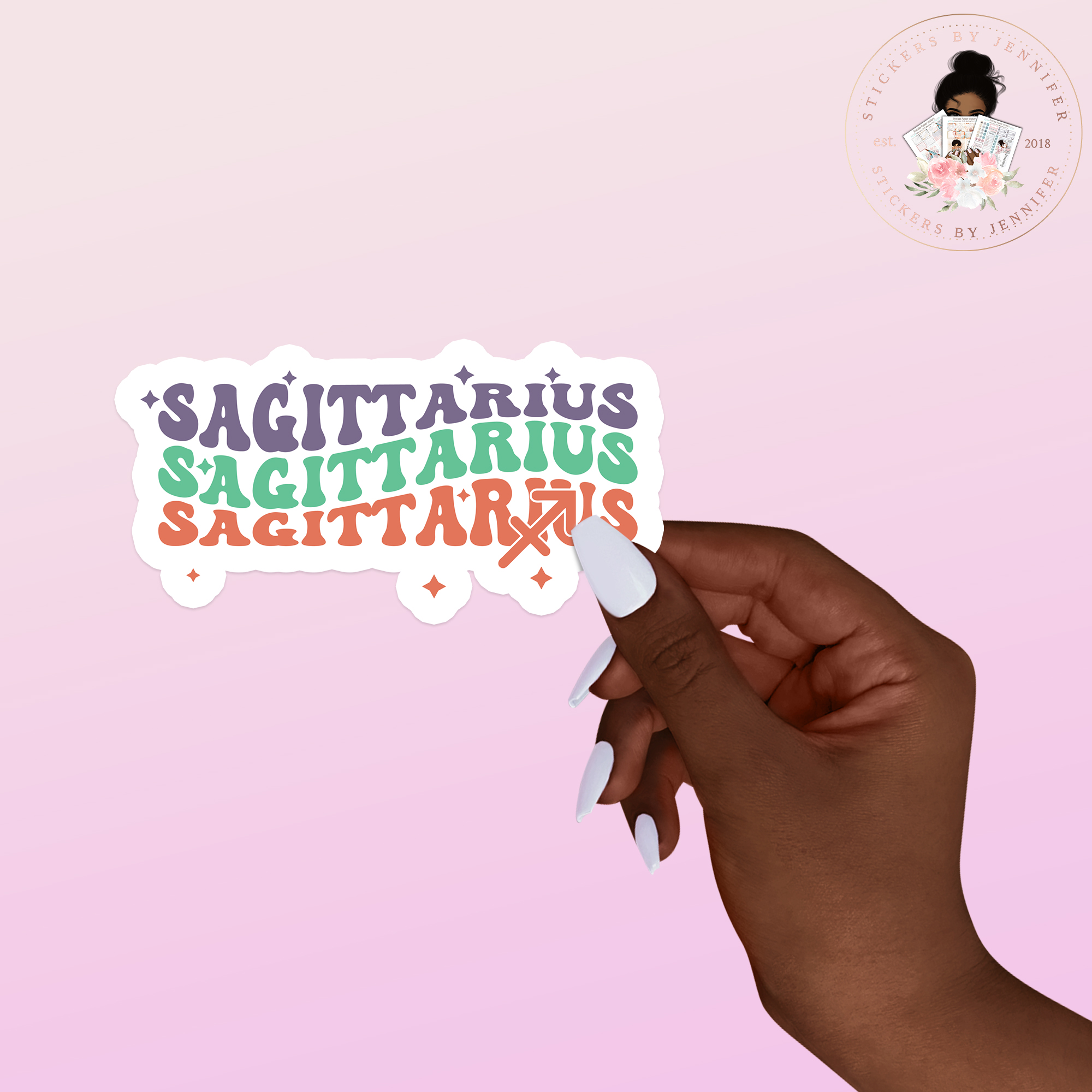 Sagittarius Zodiac Vinyl Sticker