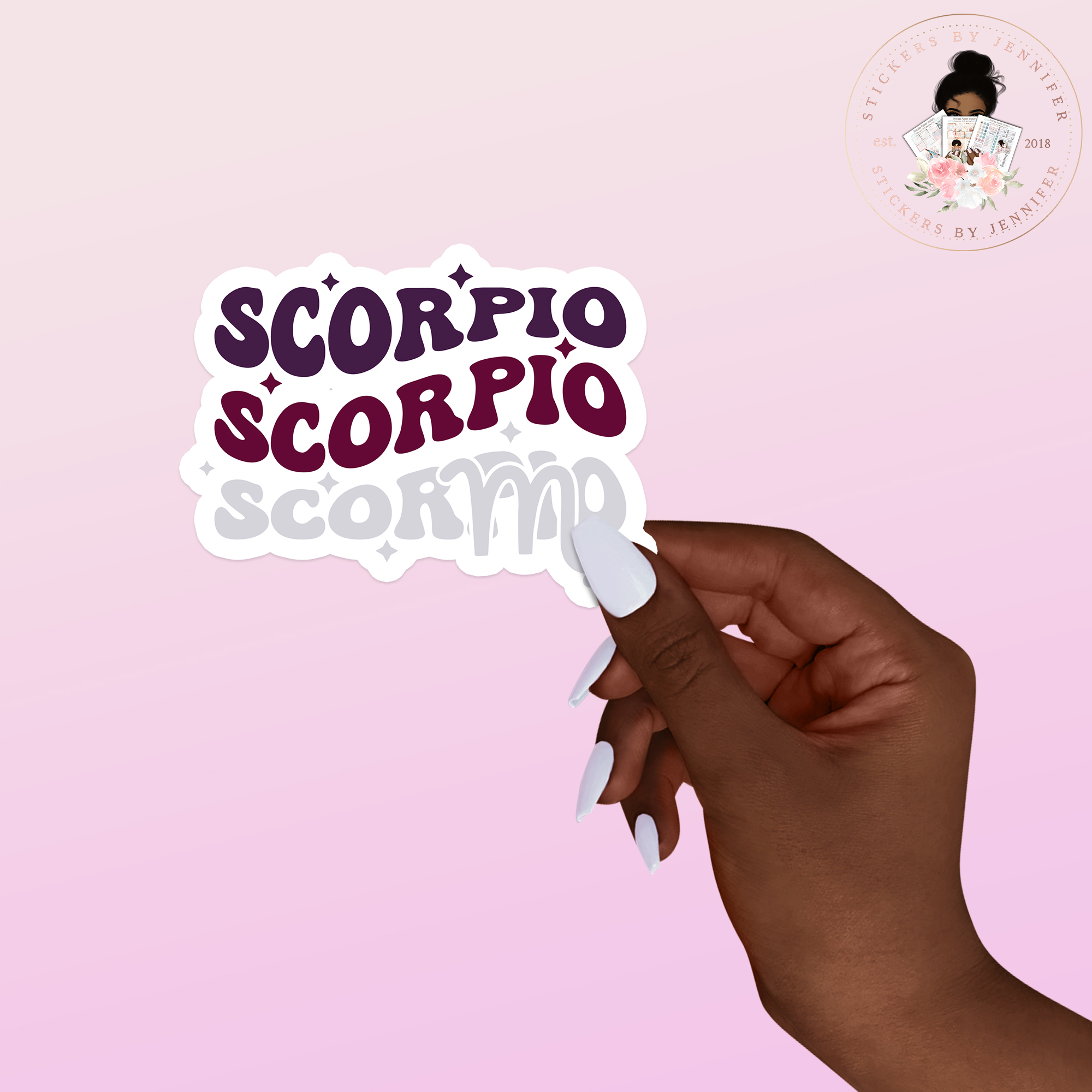 Scorpio Zodiac Vinyl Sticker