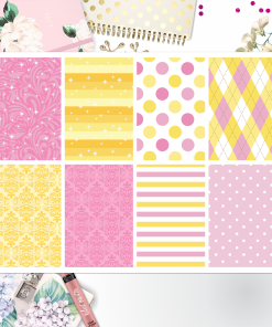 Lemonade Full Box Big Happy Planner, Erin Condren, Classic Happy Planner