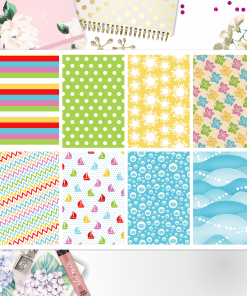 Summer Beach Theme 001 Box Big Happy Planner, Erin Condren, Classic Happy Planner