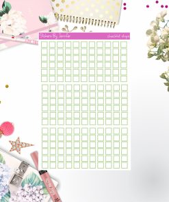 Checklist Strip Stickers 013, Bullet Journal Stickers, Functional Planner Stickers, Stationary Stickers