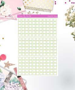 Checklist Strip Stickers 015, Bullet Journal Stickers, Functional Planner Stickers, Stationary Stickers
