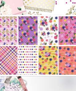 Summer Bloom Full Box Big Happy Planner, Erin Condren, Classic Happy Planner