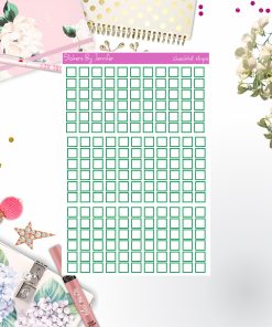 Checklist Strip Stickers 020, Bullet Journal Stickers, Functional Planner Stickers, Stationary Stickers