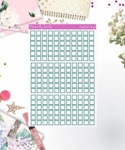 Checklist Strip Stickers 021, Bullet Journal Stickers, Functional Planner Stickers, Stationary Stickers