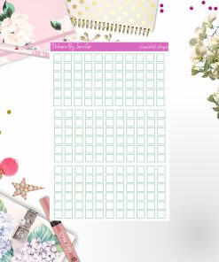 Checklist Strip Stickers 024, Bullet Journal Stickers, Functional Planner Stickers, Stationary Stickers