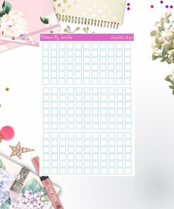 Checklist Strip Stickers 025, Bullet Journal Stickers, Functional Planner Stickers, Stationary Stickers