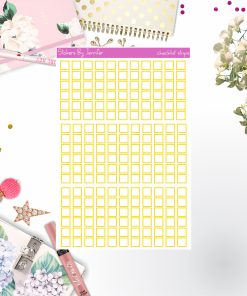 Checklist Strip Stickers 003, Bullet Journal Stickers, Functional Planner Stickers, Stationary Stickers