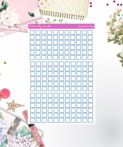 Checklist Strip Stickers 035, Bullet Journal Stickers, Functional Planner Stickers, Stationary Stickers