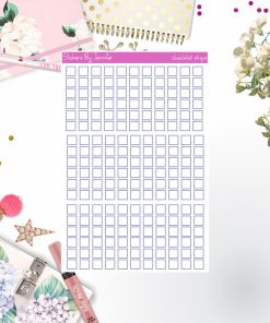 Checklist Strip Stickers 043, Bullet Journal Stickers, Functional Planner Stickers, Stationary Stickers