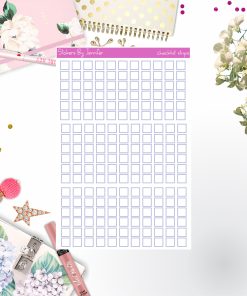 Checklist Strip Stickers 044, Bullet Journal Stickers, Functional Planner Stickers, Stationary Stickers