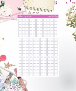 Checklist Strip Stickers 045, Bullet Journal Stickers, Functional Planner Stickers, Stationary Stickers