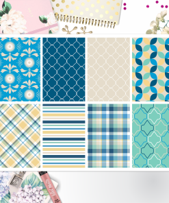 Summer Beach Theme 005 Box Big Happy Planner, Erin Condren, Classic Happy Planner