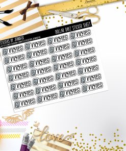 Deco Mini DD690 Planner Stickers, Bullet Journal, Functional Planner Stickers, Stationary Stickers