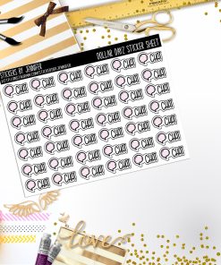 Deco Mini DD693 Planner Stickers, Bullet Journal, Functional Planner Stickers, Stationary Stickers
