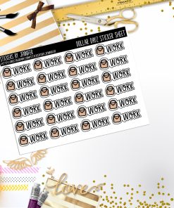 Deco Mini DD696 Planner Stickers, Bullet Journal, Functional Planner Stickers, Stationary Stickers