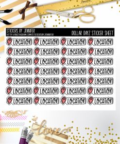 Deco Mini DD705 Planner Stickers, Bullet Journal, Functional Planner Stickers, Stationary Stickers