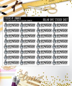 Deco Mini DD707 Planner Stickers, Bullet Journal, Functional Planner Stickers, Stationary Stickers