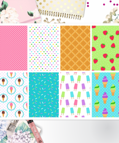 Summer Treats Full Box Big Happy Planner, Erin Condren, Classic Happy Planner